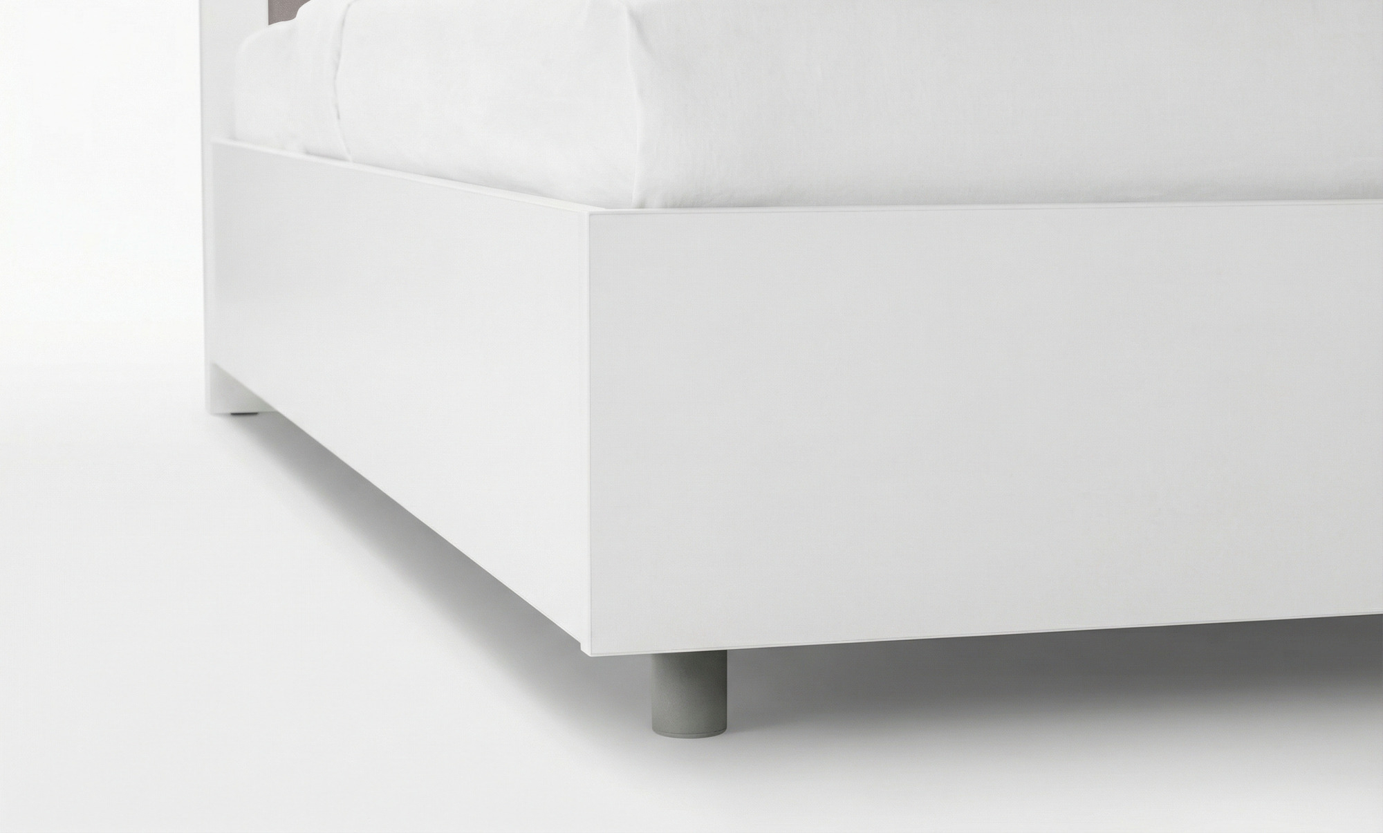 Кровать с подъемным механизмом Innovo ice, цвет белый премиум + ткань Casanova Grey, 120x200 - купить в Озерце