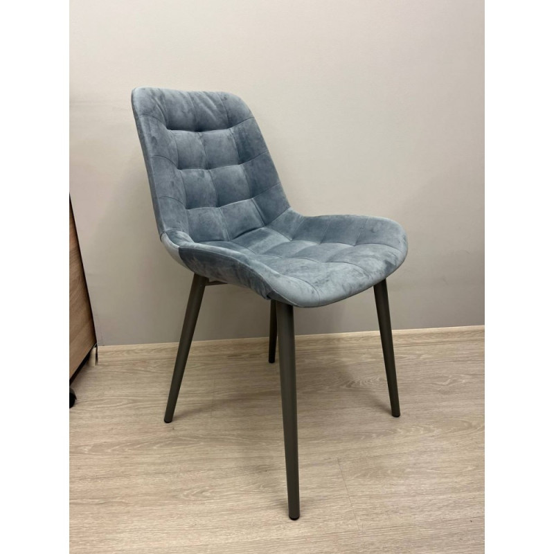 Стул Гармония муар графит/ серо-синий 5РОМ505 - купить в Озерце