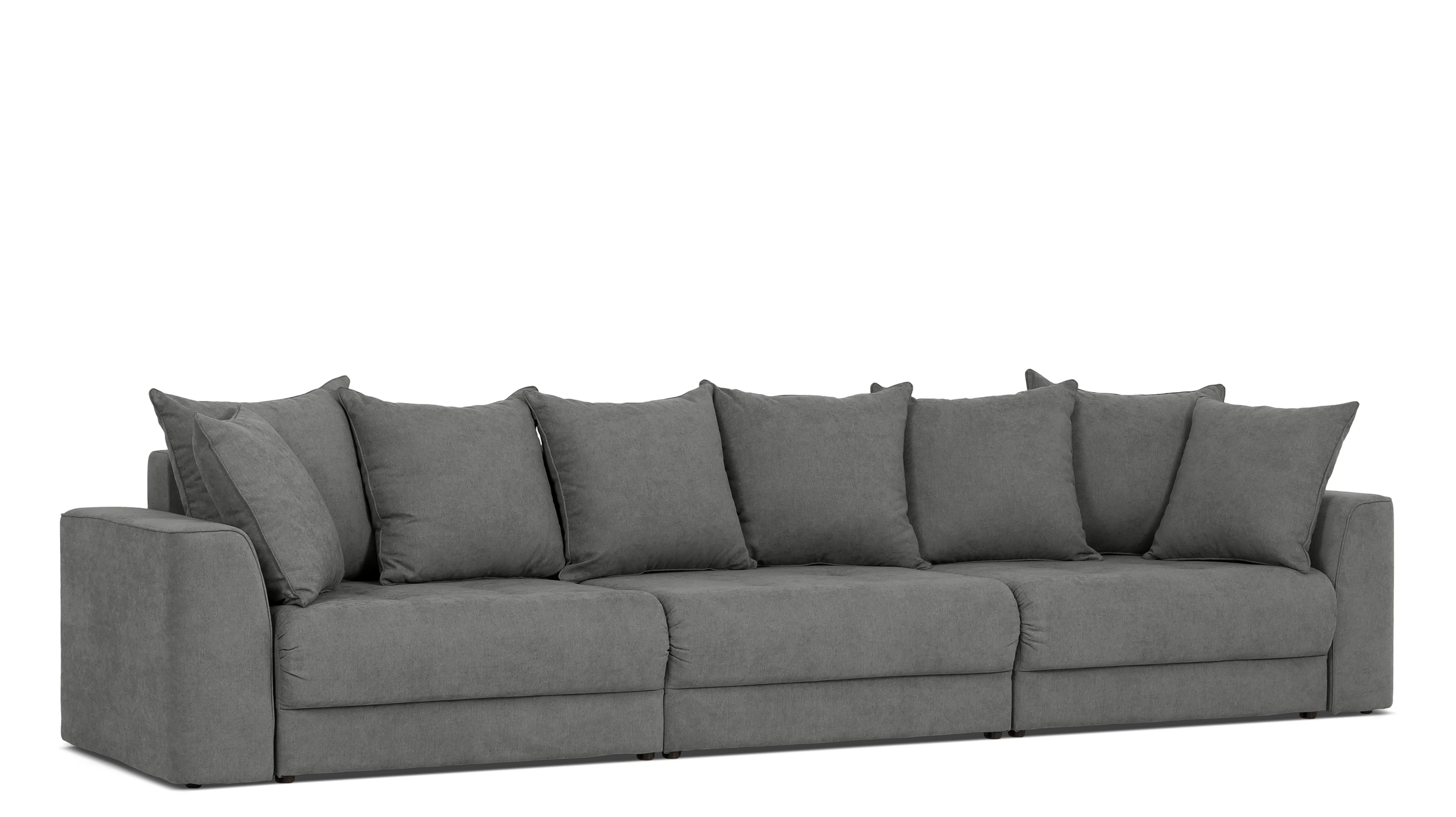 Диван -кровать Monako New 3-секционный, ткань Prime Dark 113x354 — купить в Озерце
