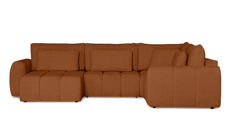 Диван -кровать П-образный Mellow-4 секц. ткань Raven 44 247x350 — купить в Озерце