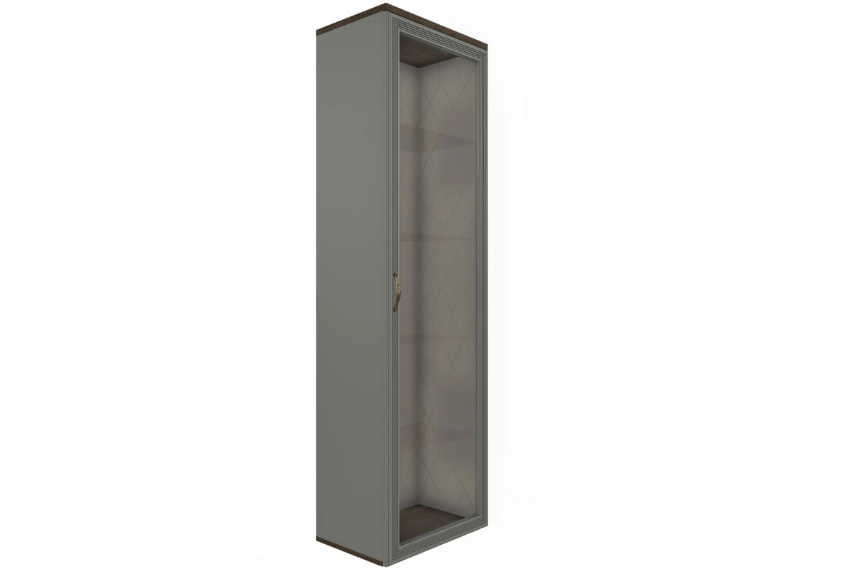 Гостиная Карина-15 (Гикори Джексон Темный/Серый Оникс) — Мебель-центр Озерцо