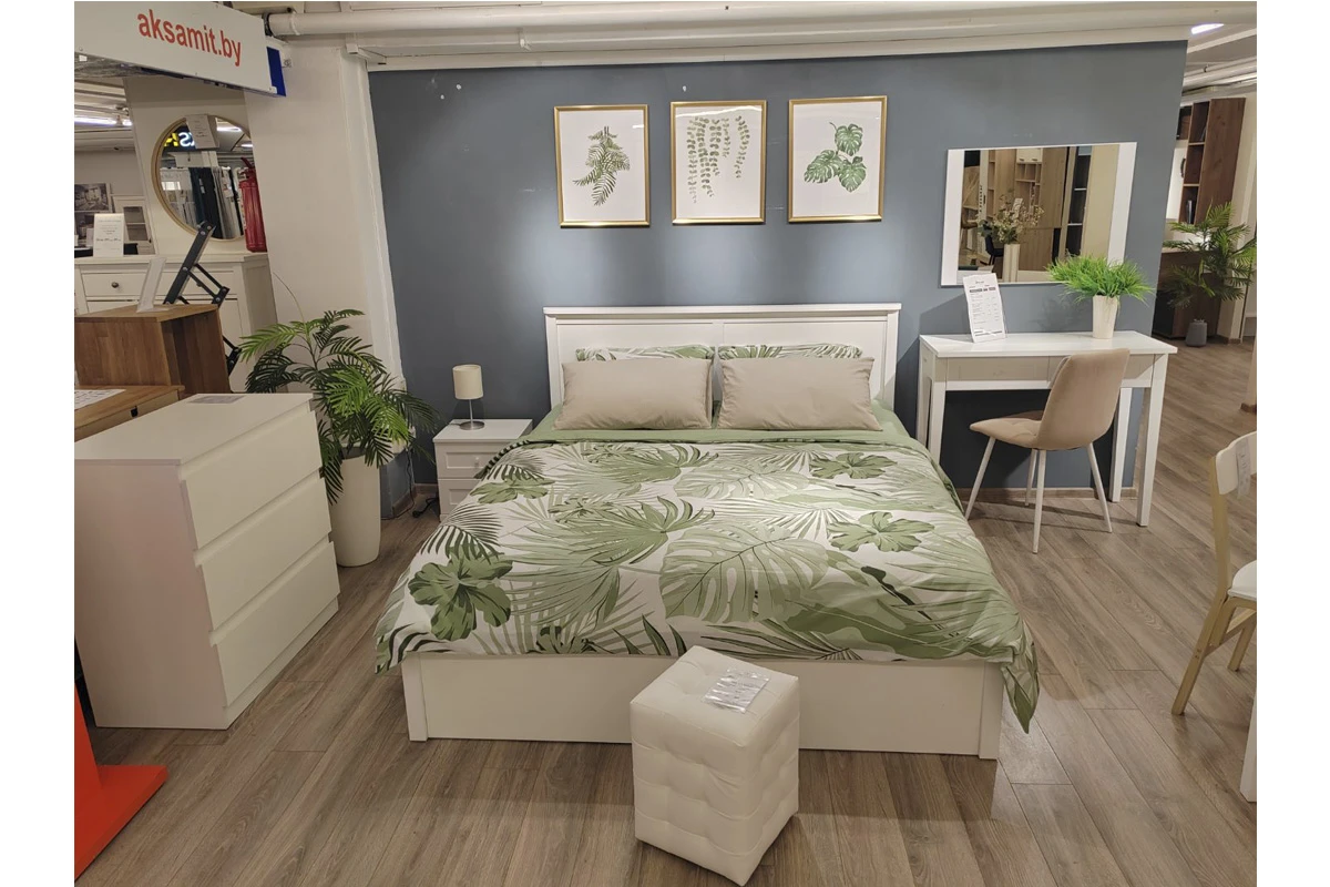 Тумба прикроватная Харрис 51 (Белый) — Мебель-центр Озерцо