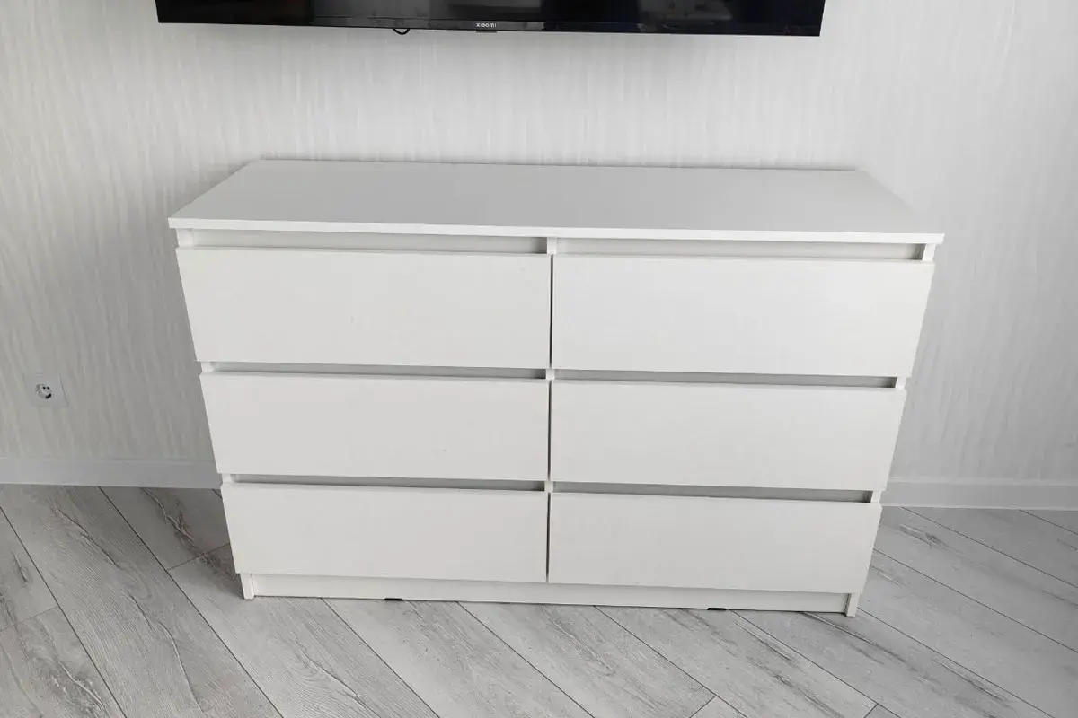 Комод Ницца-7 (Белый) — Мебель-центр Озерцо