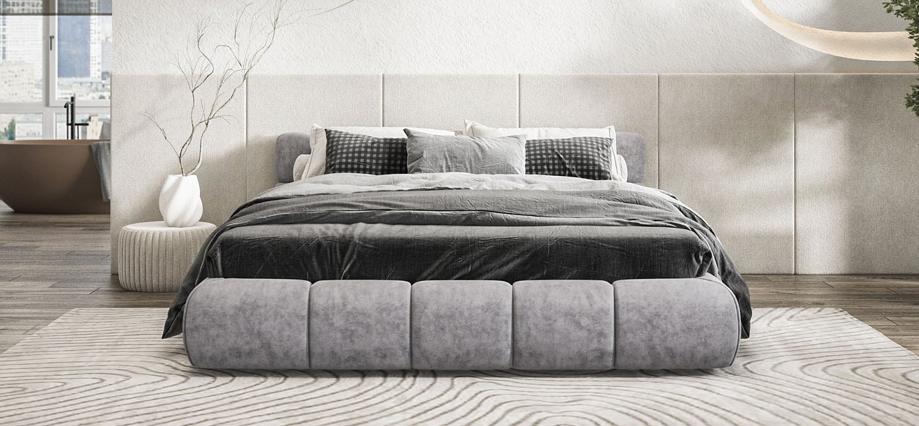 Босс Дрим Кровать+ПМ 180*200 Велюр Роял агат - купить в Озерце