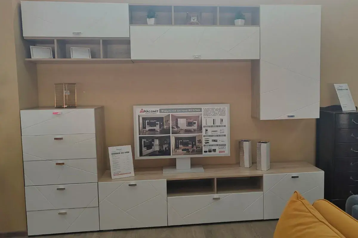 Полка с перегородкой Скайлайн 900 (Дуб Сонома Светлый) — Мебель-центр Озерцо