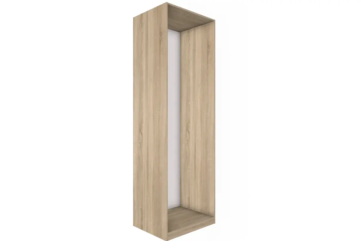 Шкаф РУМ 75 Зеркало/Зеркало (Дуб Сонома) в мебель-центре Озерцо