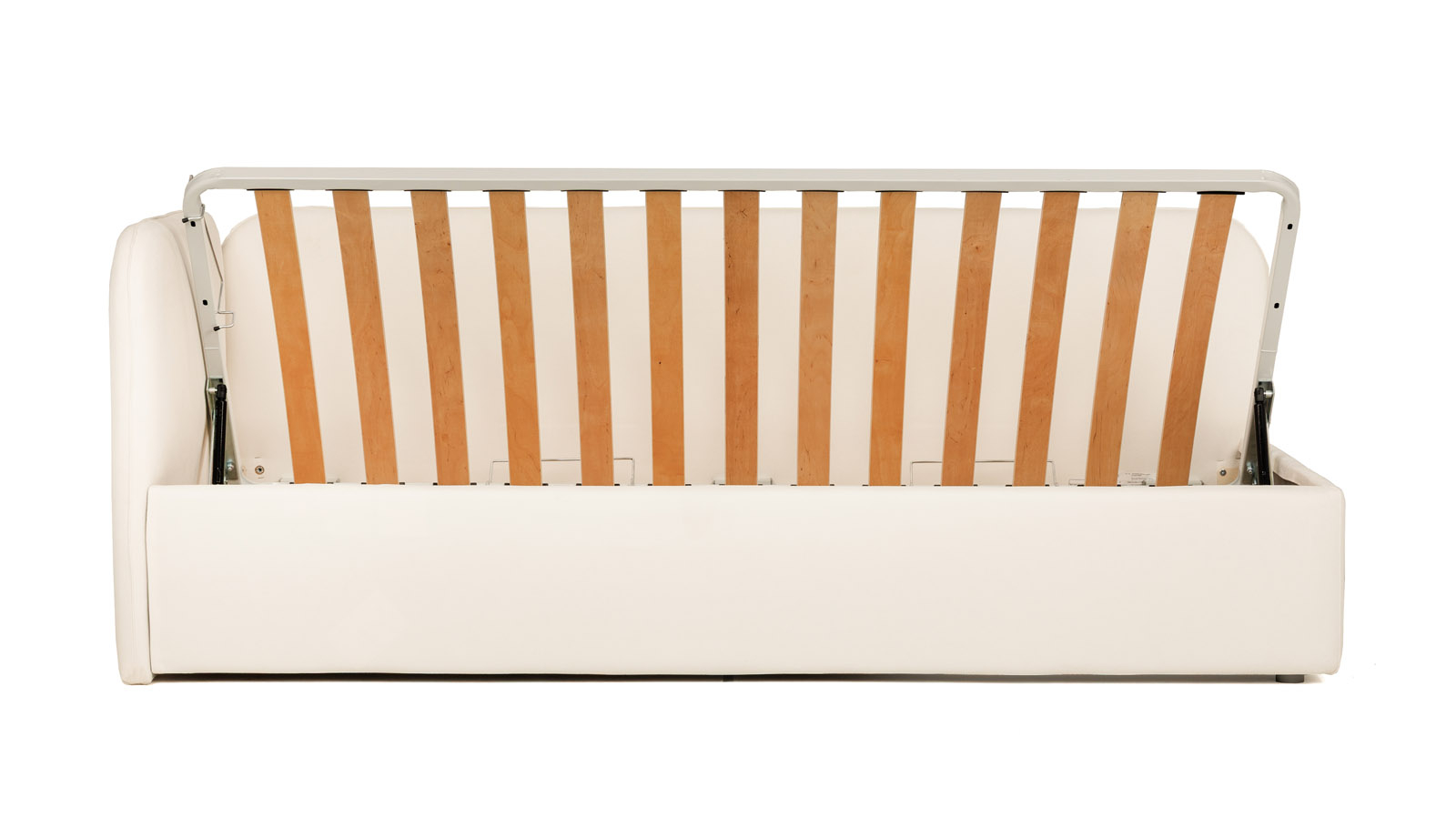 Кровать подростковая Plumpy Тк. Prime White 80x180 — Мебель-центр Озерцо