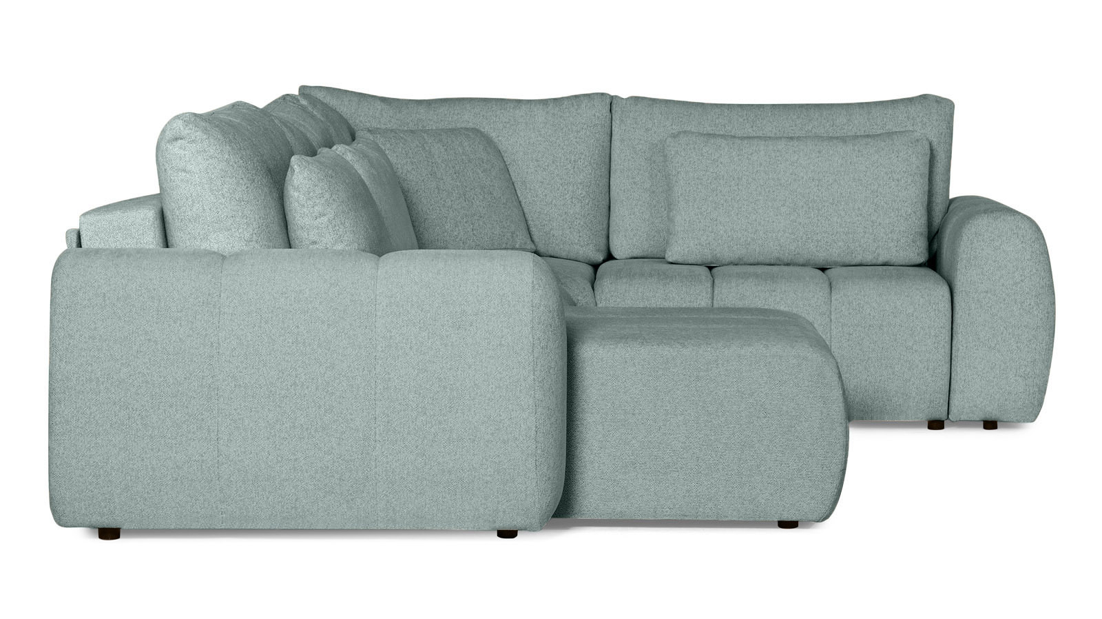 Диван -кровать П-образный Mellow-4 секц. ткань Raven 80 247x350 — купить в Озерце