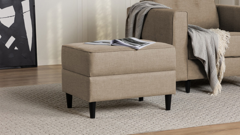 Пуф Amani Pro, Тк. Тк. Lidot beige 53x68 — купить в Озерце