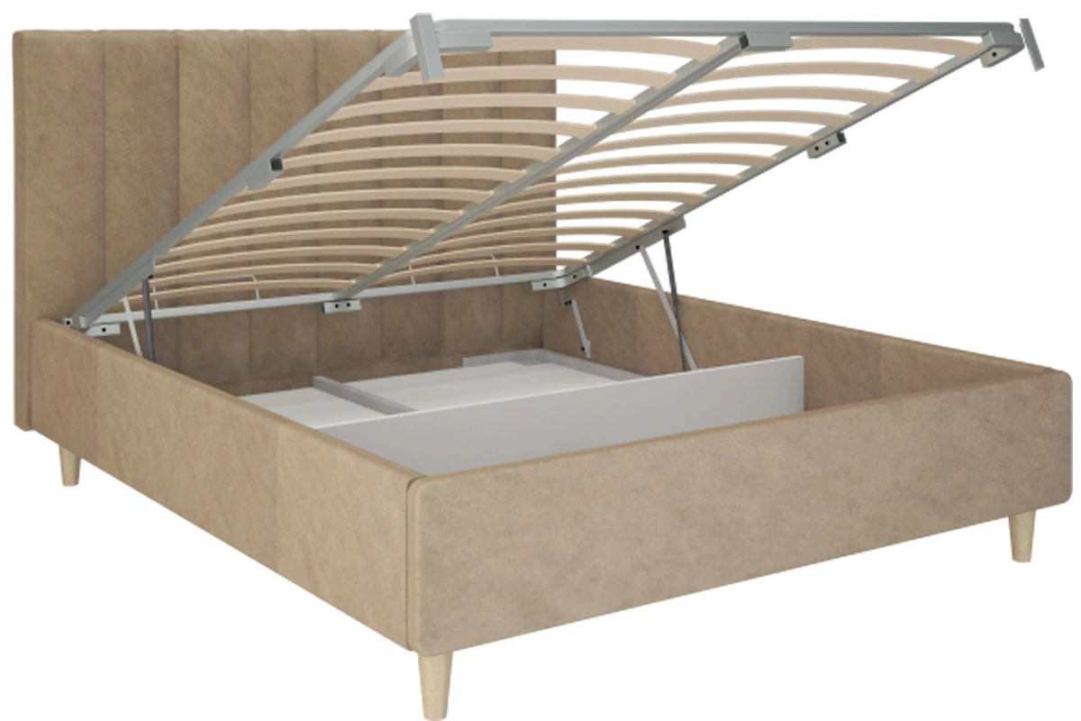 Кровать Венеция 160х200 с ПМ Civilia 04 (Бежевый)1 кат. - купить в Озерце