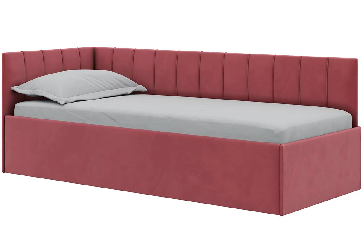 Кровать Мика с ПМ 90х200 универсальная Newtone ROSE (Розовый) - купить в Озерце