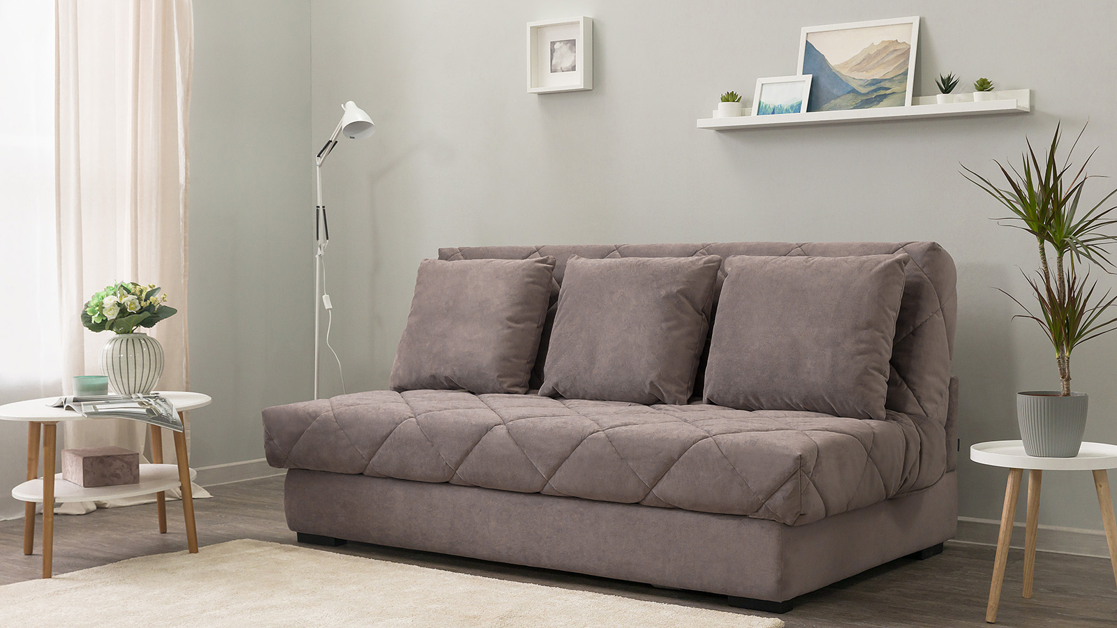 Диван Vega Nova Casanova Lilac с коробом для белья 128x197 — купить в Озерце