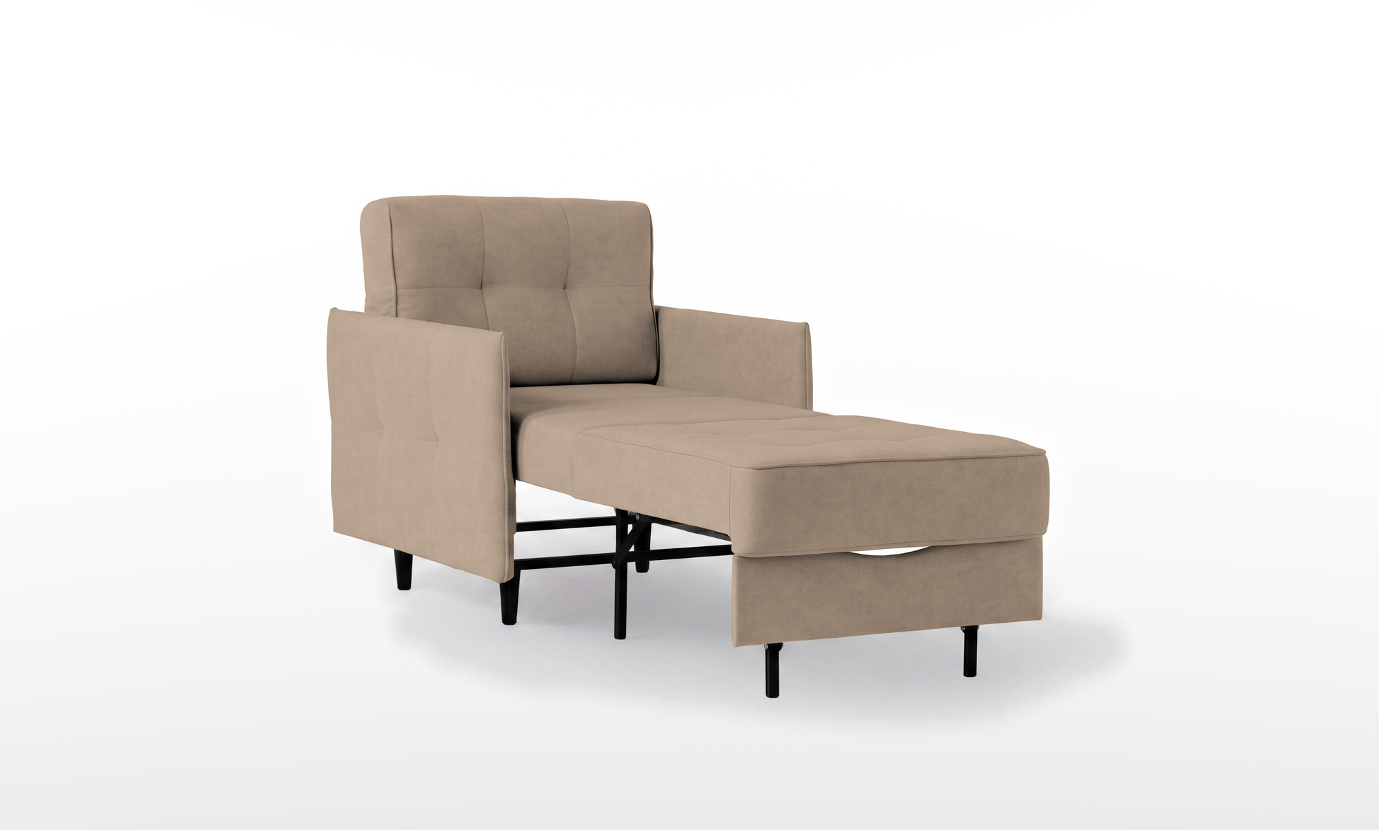 Кресло -кровать Amani Pro, ткань Sky Velvet 03 (подлокотник: 5 см) — купить в Озерце