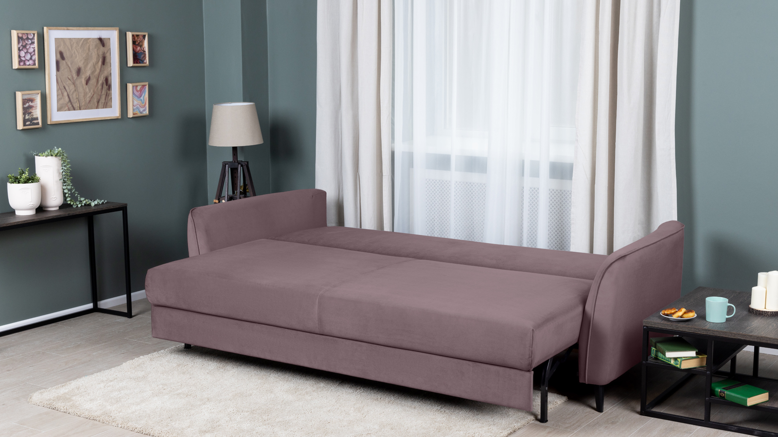 Диван Laguna Casanova Lilac с коробом для белья 108x174 — купить в Озерце