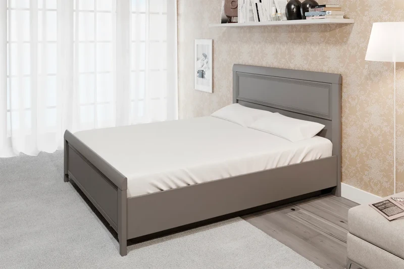 Кровать КР-1024-СО 180х200 с ПМ (Серый Оникс) - купить в Озерце