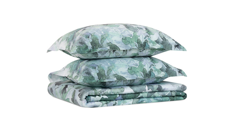 Постельное белье Trend Tencel Pro Green Flowers 140x205, без простыни в мебель-центре Озерцо