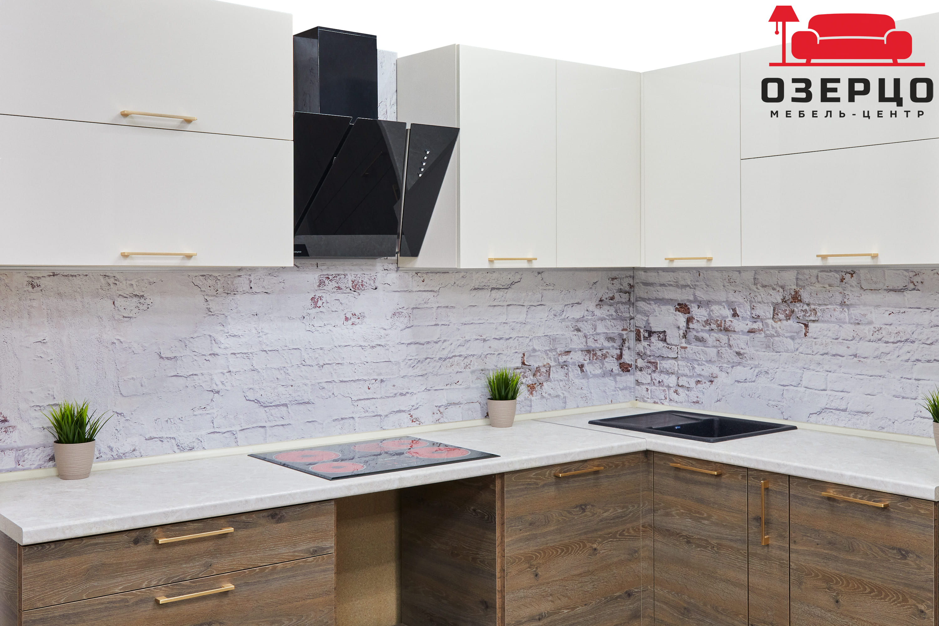 Кухня "Вам к Нам" угловая лдсп+пластик — в мебель-центре Озерцо