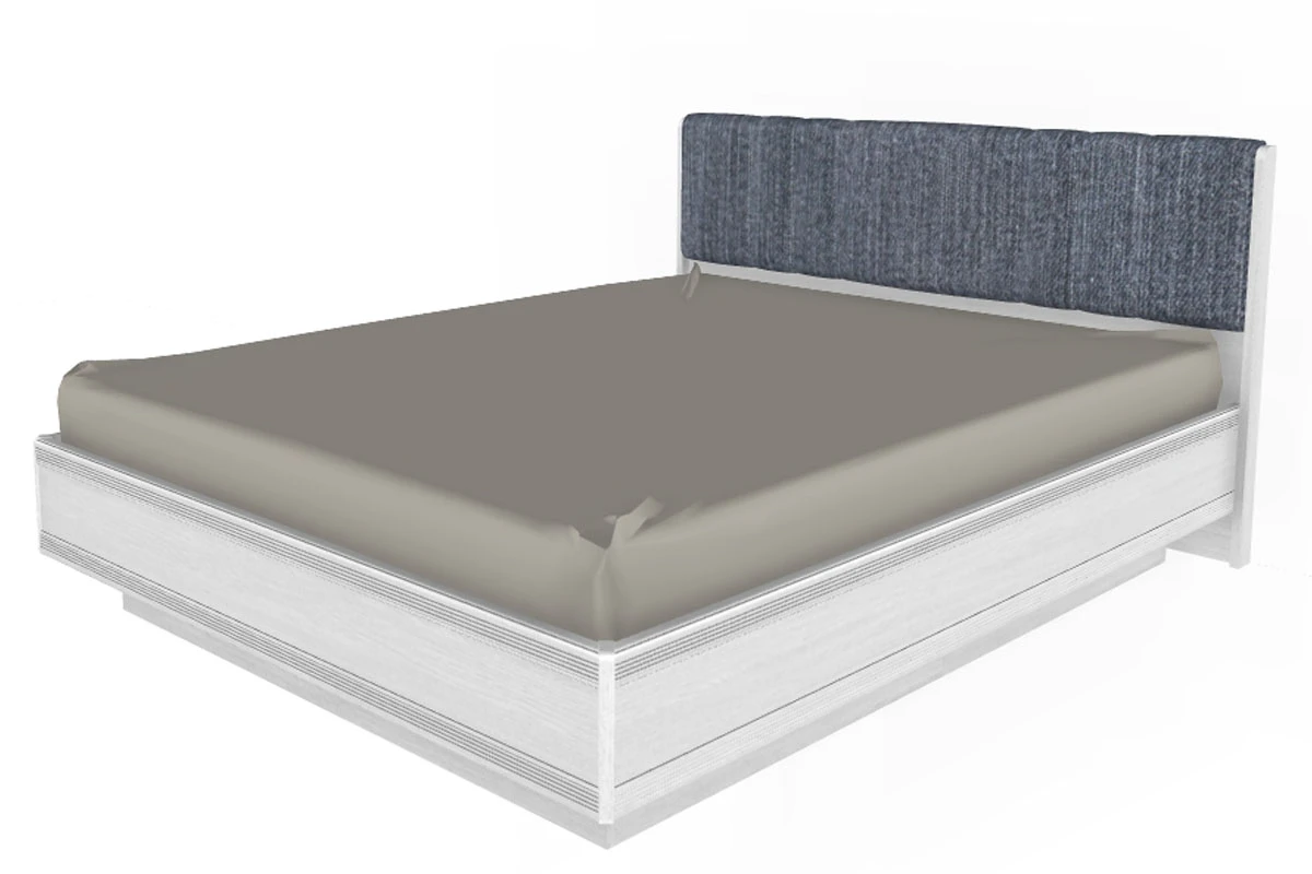 Готовый комплект для спальни СК-1006-СЯ-В (Снежный Ясень/Велюр) - купить в Озерце