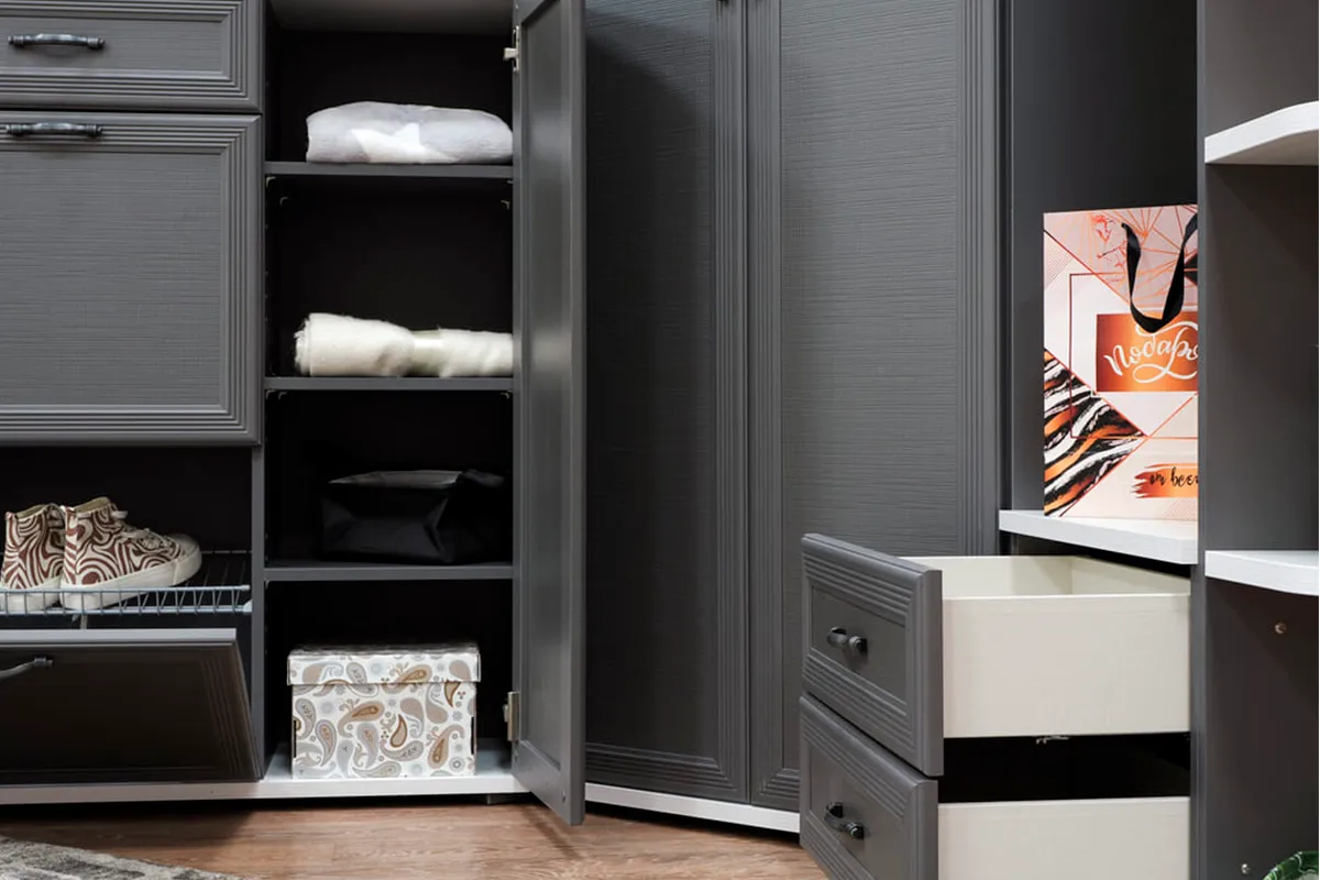 Тумба ТБ-1002-СЯ-СО (Снежный Ясень/Серый Оникс) — Мебель-центр Озерцо