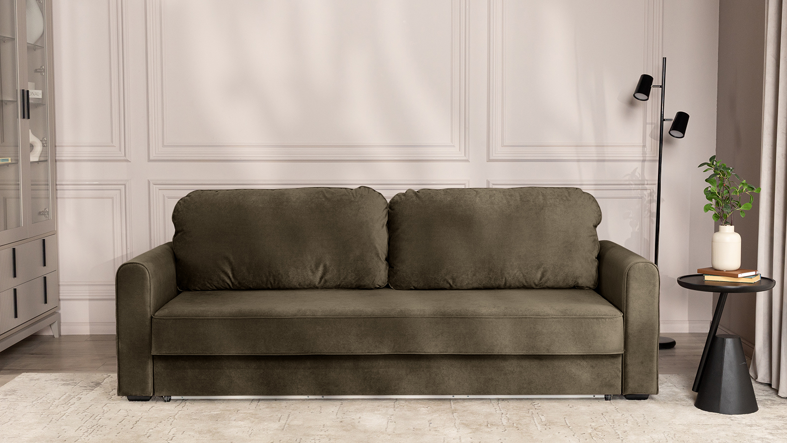 Диван -кровать Magni ткань Sky Velvet 12 96x233 — купить в Озерце