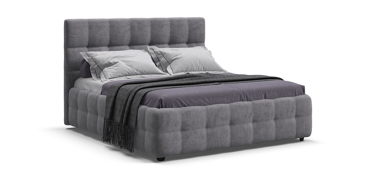 Кровать Босс 160*200 Про Велюр Роял агат - купить в Озерце