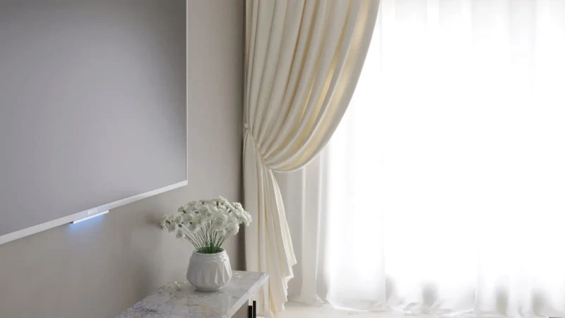 Шторы Blackout Glossy 2.0, цвет: айвори 160x280 в мебель-центре Озерцо