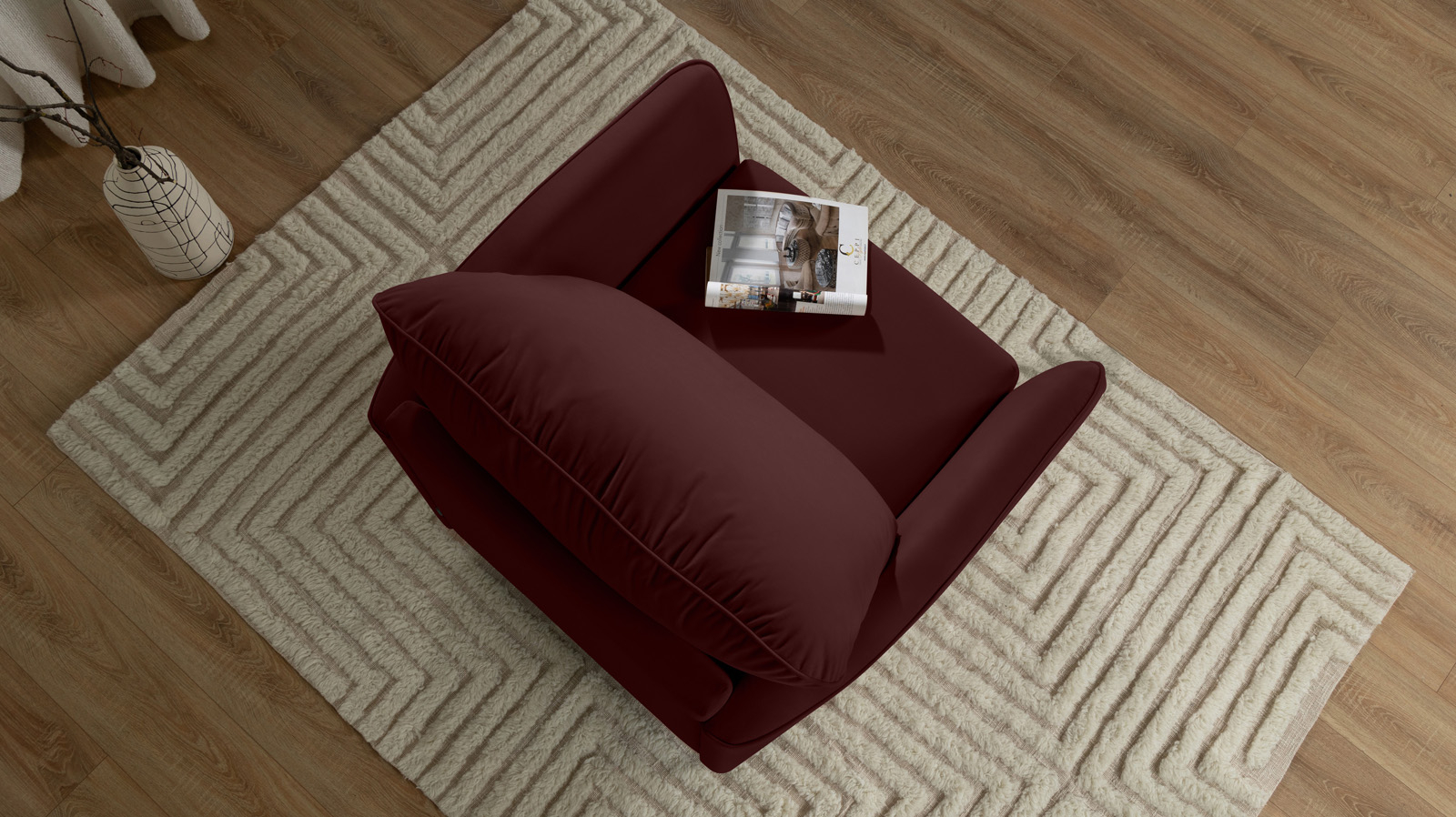 Кресло Laguna, Тк. Sky Velvet 32 87x92.5 — купить в Озерце