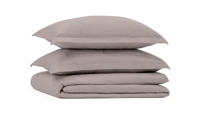 Постельное белье Askona Home Дымчатый 200x220, без простыни в мебель-центре Озерцо