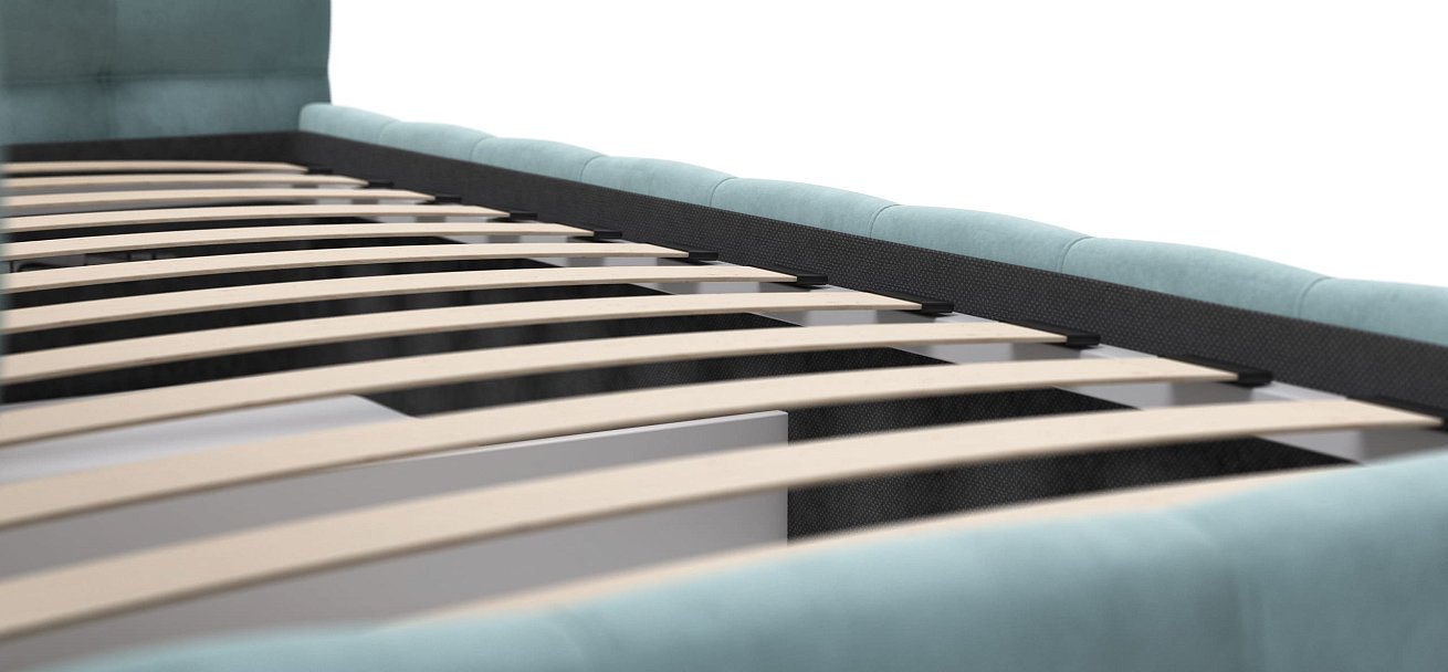 Кровать BOSS mini NEW велюр Monolit аква - купить в Озерце