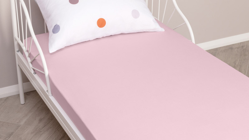 Простынь на резинке Askona kids, цвет: Пион 80x160 в мебель-центре Озерцо