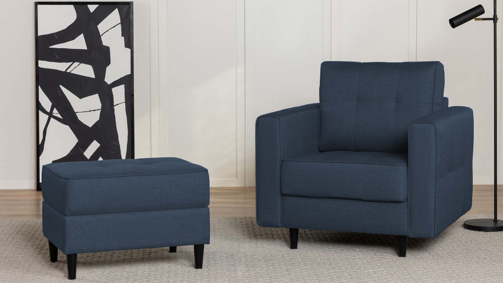 Пуф Amani Pro, Тк. Тк. Lidot blue 53x68 — купить в Озерце