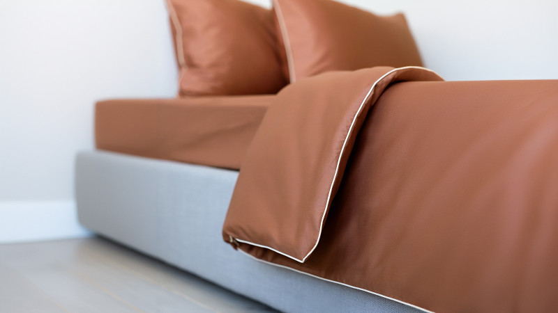 Постельное белье Maco Sateen Limited, цвет: Терракот (евро) 200х220, без простыни 200x220 в мебель-центре Озерцо