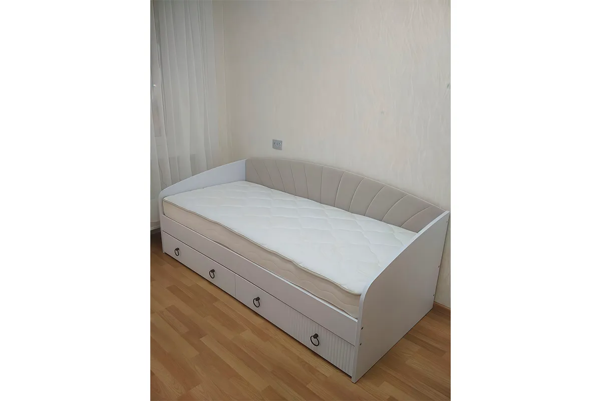 Кровать-софа Шарлиз (Белое сияние/Белый снег) - купить в Озерце