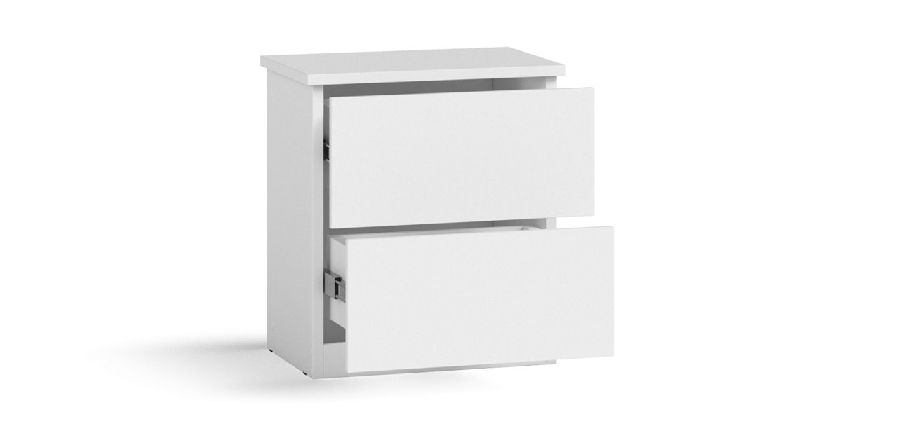 Тумба СИМПЛ NEW Белый снег — Мебель-центр Озерцо