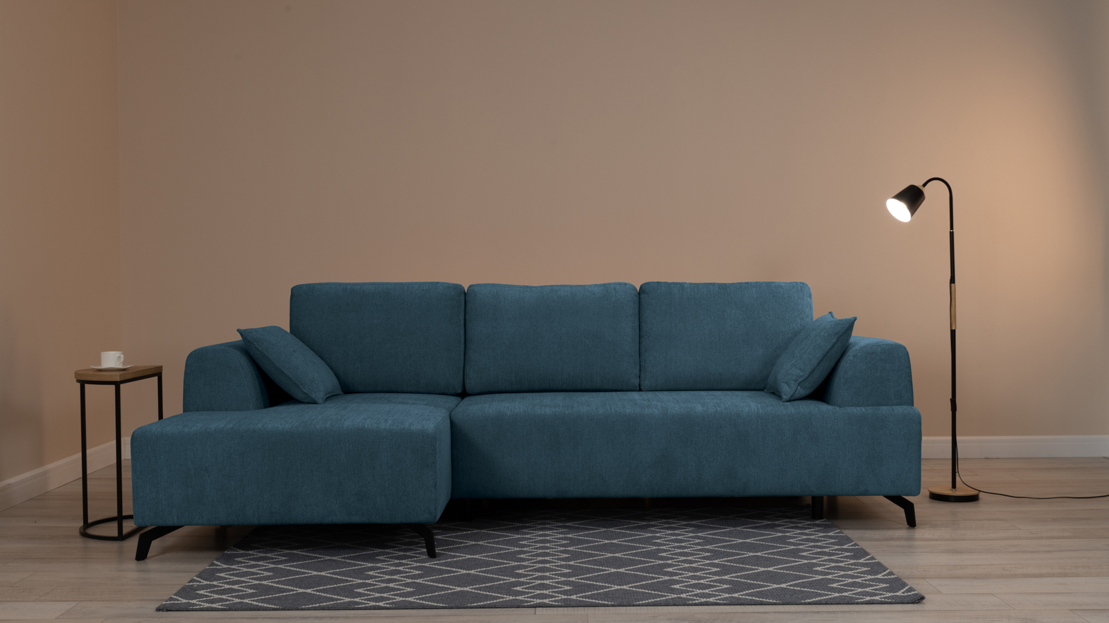 Диван угловой Scott, секция слева Тк. Raven 86 150x288 — в мебель-центре Озерцо