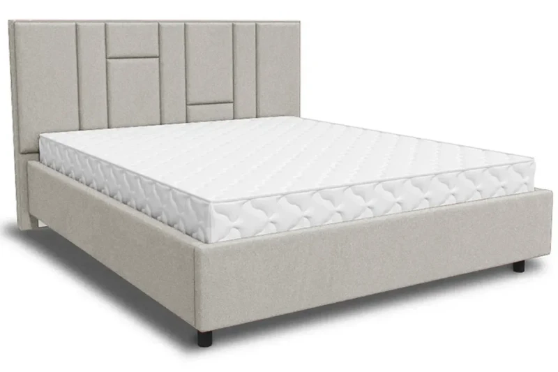 Кровать Монтана-3 с ПМ 140х200 (Lovers-4 / Бежевый) 2 кат. - купить в Озерце