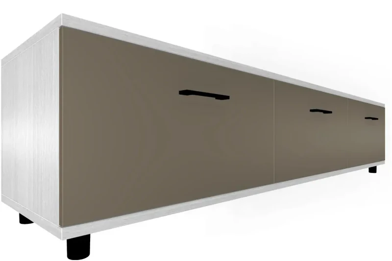 Тумба ТБ-5037-СЯ-ЛМ (Снежный Ясень/Латте Матовый) — Мебель-центр Озерцо