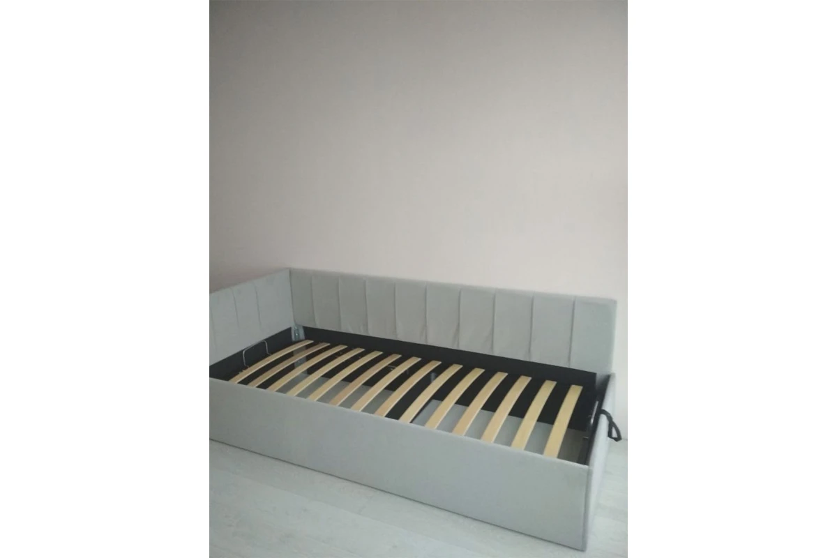 Кровать Мика с ПМ 90х200 универсальная Newtone Light GREY - купить в Озерце