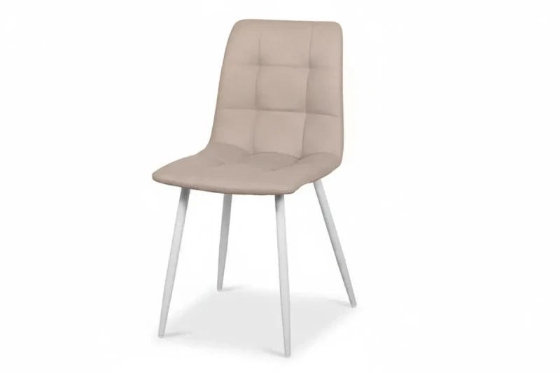 Стул Чили (Белый матовый / Велюр Дрим Beige) СРП-052 - купить в Озерце