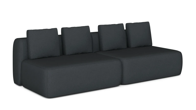 Диван модульный 2-секционный Molto 125+125 Forte 13 107x252 — купить в Озерце