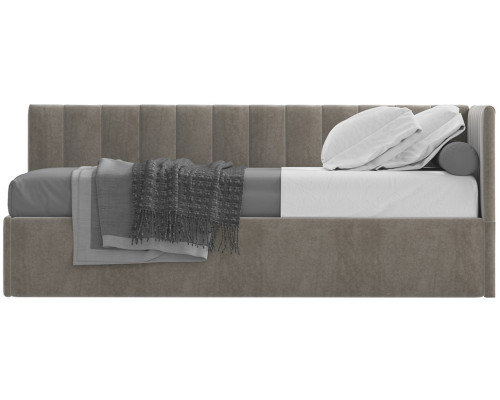 Кровать Сингл 120 угловая с подъемником. Цвет  Simple 5 - купить в Озерце