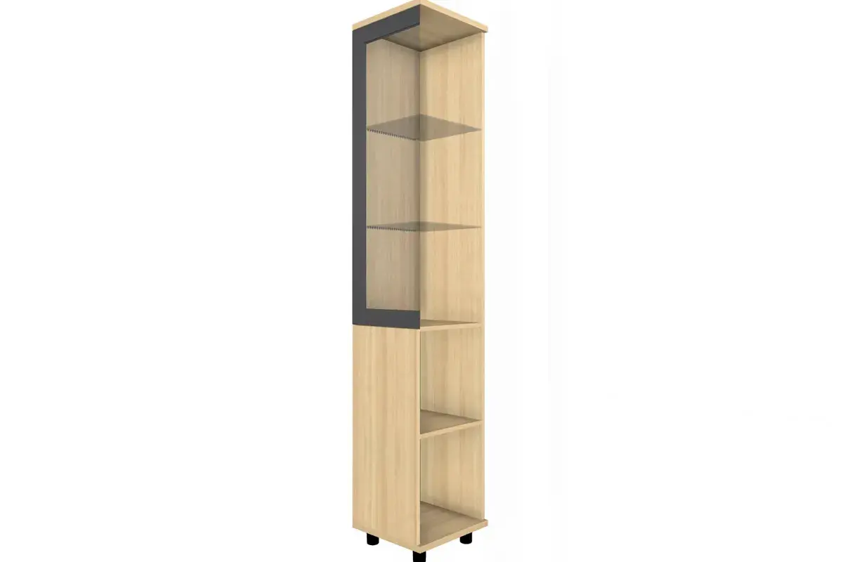 Шкаф многоцелевой ШК-5068-АС-АМ (Ясень Асахи/Антрацит Матовый) в мебель-центре Озерцо