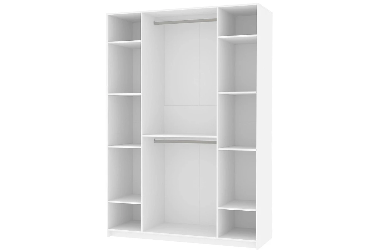 Шкаф для одежды и белья Харрис 60 с 4 глухими дверями (Белый) в мебель-центре Озерцо