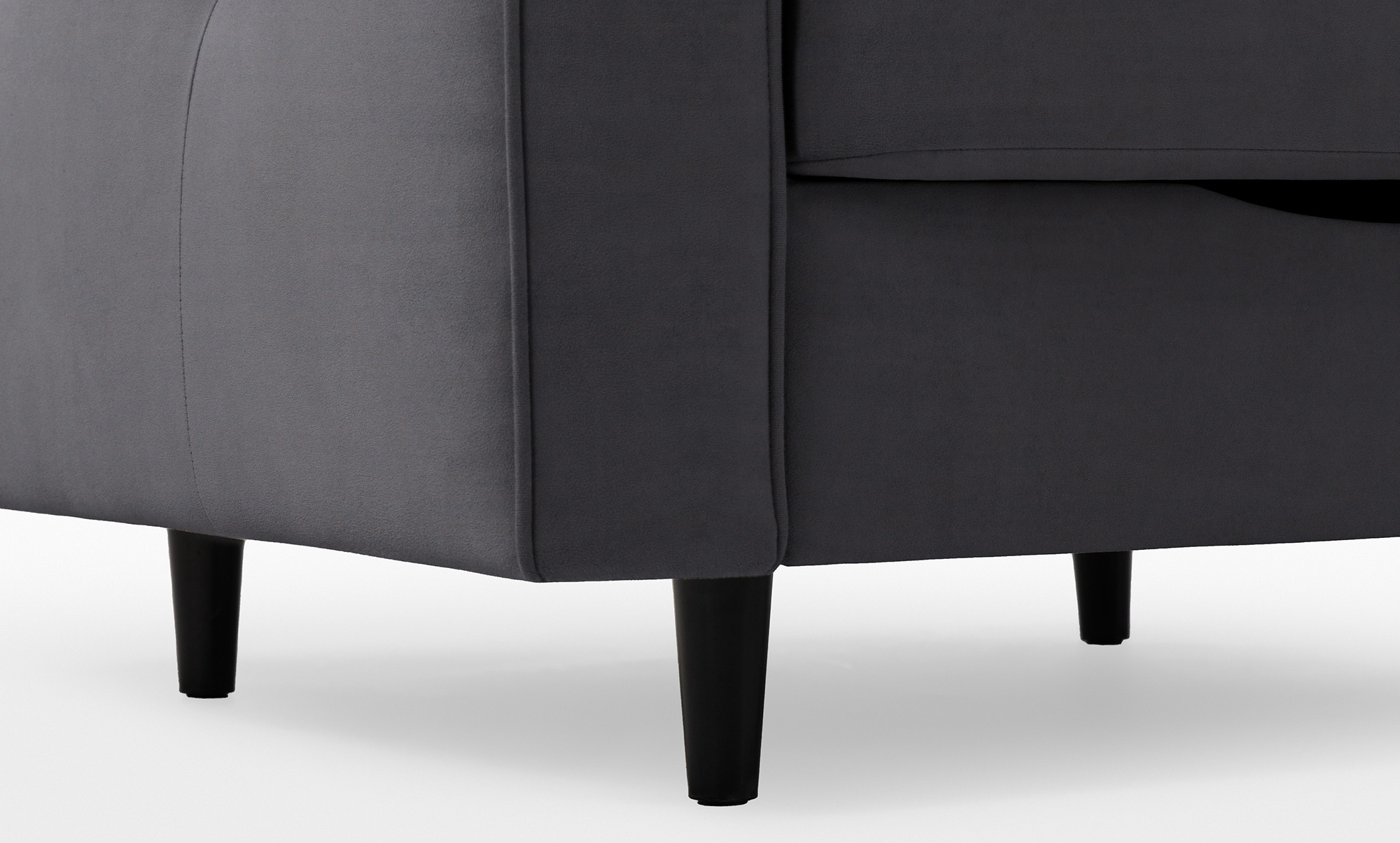 Кресло -кровать Amani Pro, ткань Sky Velvet 38 (подлокотник: 15 см) — купить в Озерце