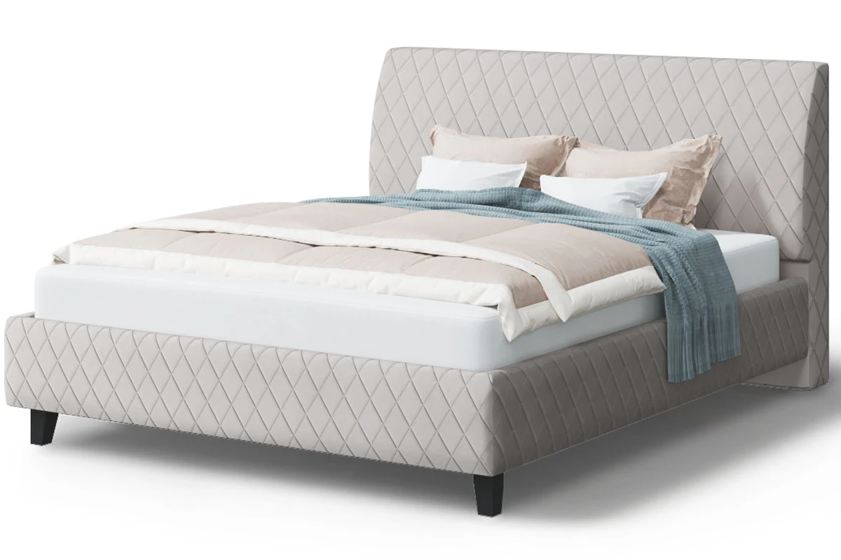 Кровать на опоре Хилтон с ПМ и бельев. ящ 160х200 (Нео 02) - купить в Озерце