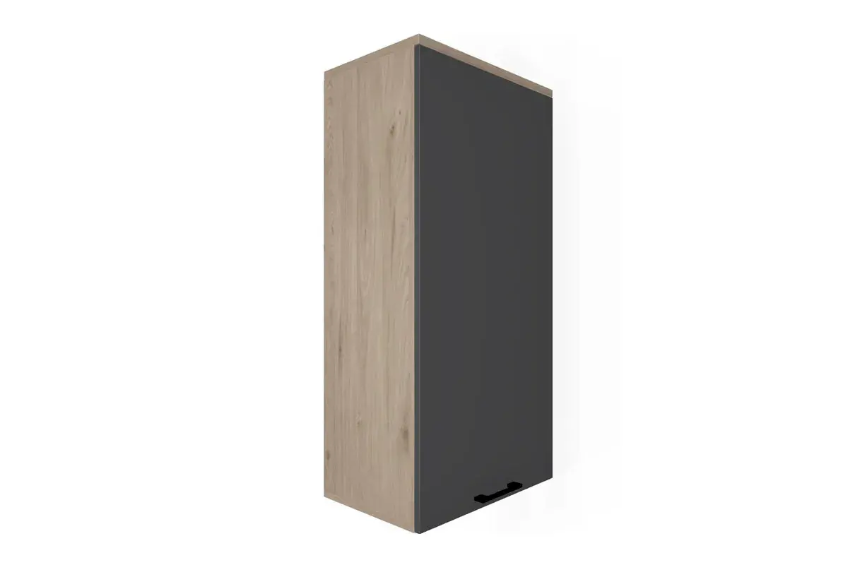Гостиная Грейс комплект 5 (Гикори Джексон Светлый/Антрацит Матовый) — Мебель-центр Озерцо