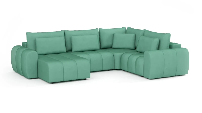 Диван -кровать П-образный Mellow-4 секц. ткань Velutto 71 247x350 — купить в Озерце