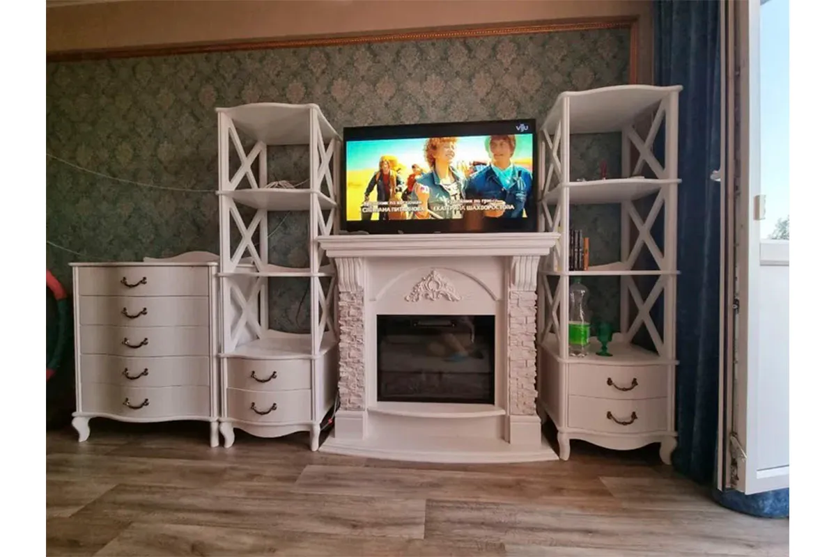 Этажерка Джульетта 3 (Молочный дуб) в мебель-центре Озерцо