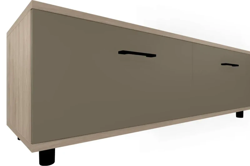 Тумба ТБ-5040-ГС-ЛМ (Гикори Джексон Светлый/Латте Матовый) — Мебель-центр Озерцо