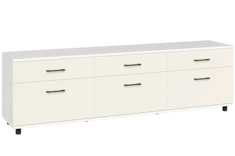 Тумба ТВ ТБ-5027-СЯ-КМ (Снежный Ясень / Кашемир Матовый) — Мебель-центр Озерцо